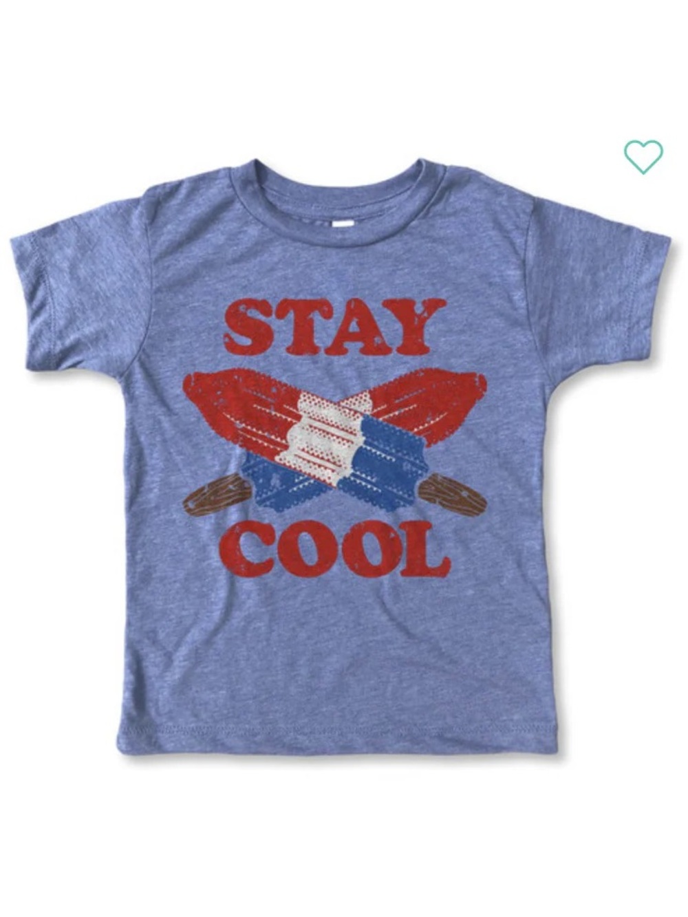 Stay Cool Blue Kids Graphic Tee